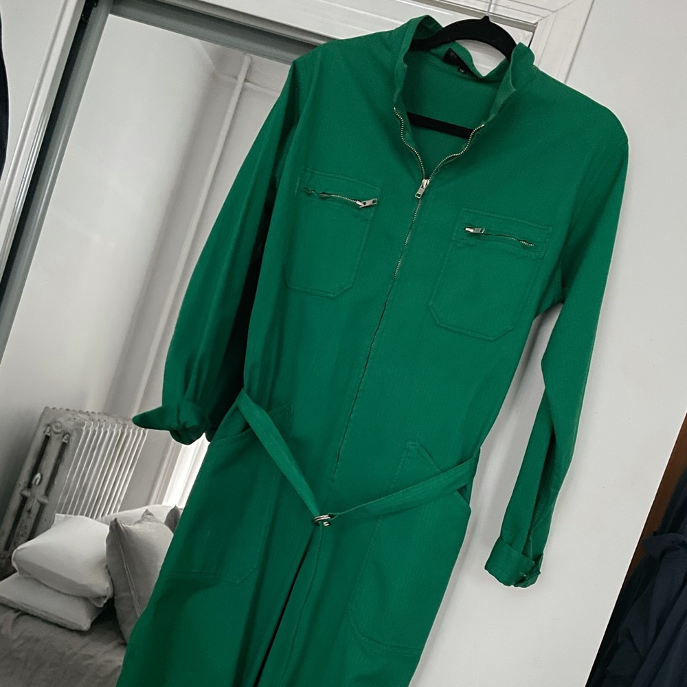 Never worn Agnes b. Kelly green jumpsuit sz 42
